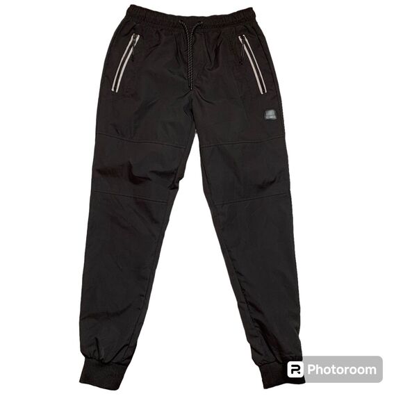 Essentials Black Pants Men’s Zip Pocket Pants Sz Small 08628 - Picture 1 of 5